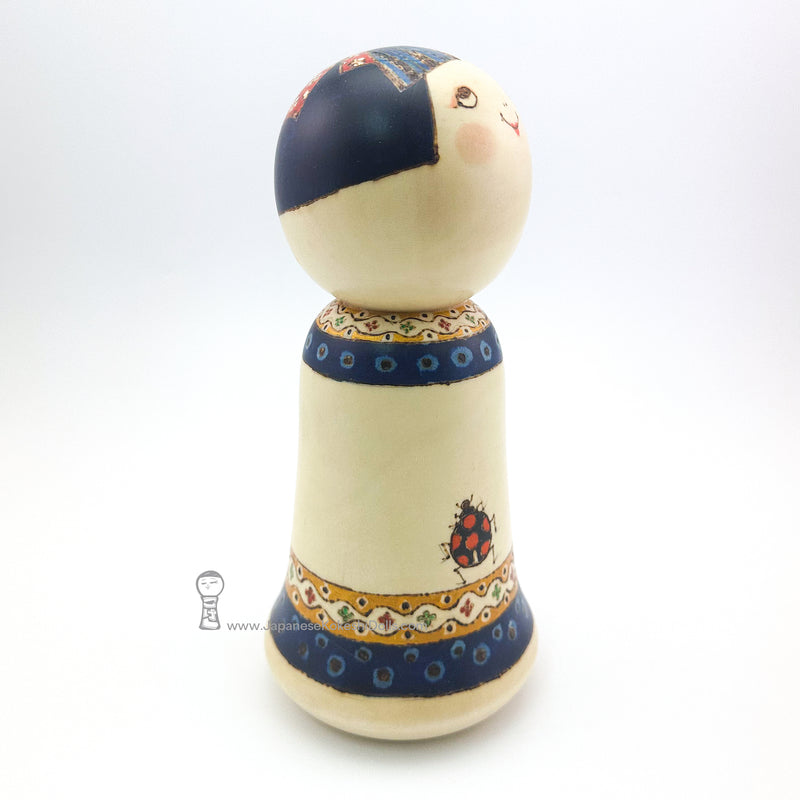 Darling Kokeshi Girl. Brand New! One of A Kind Sosaku Kokeshi by Katsura Kato.