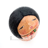 One-of-a-Kind! FABULOUS Kokeshi Doll by Ichiko Yahagi.