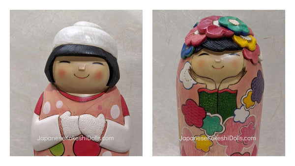 Special Order - Two Rare Kokeshi for Rebecca