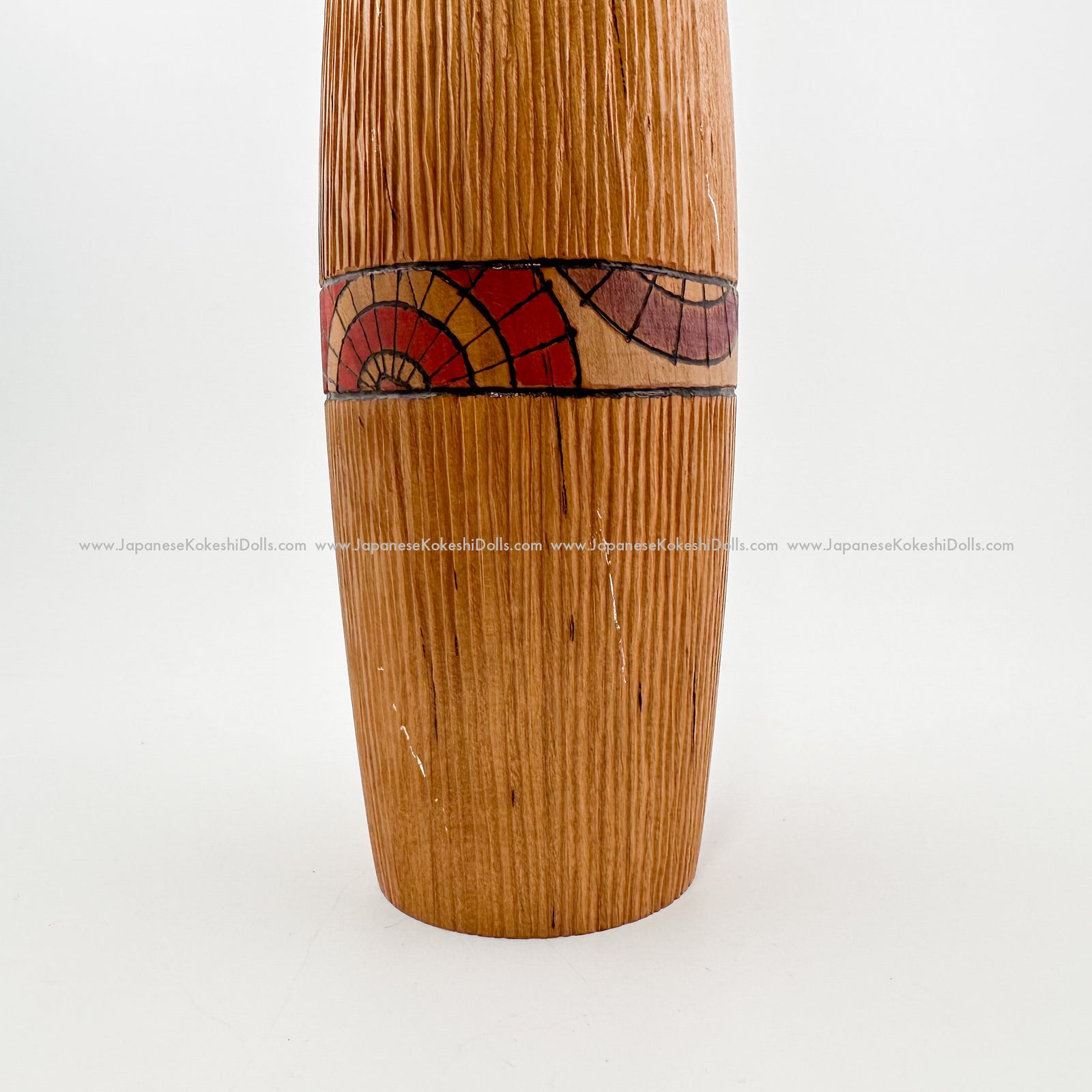 Modern Kokeshi by Izumi Oki. Rare, Gorgeous Sosaku / Kindai