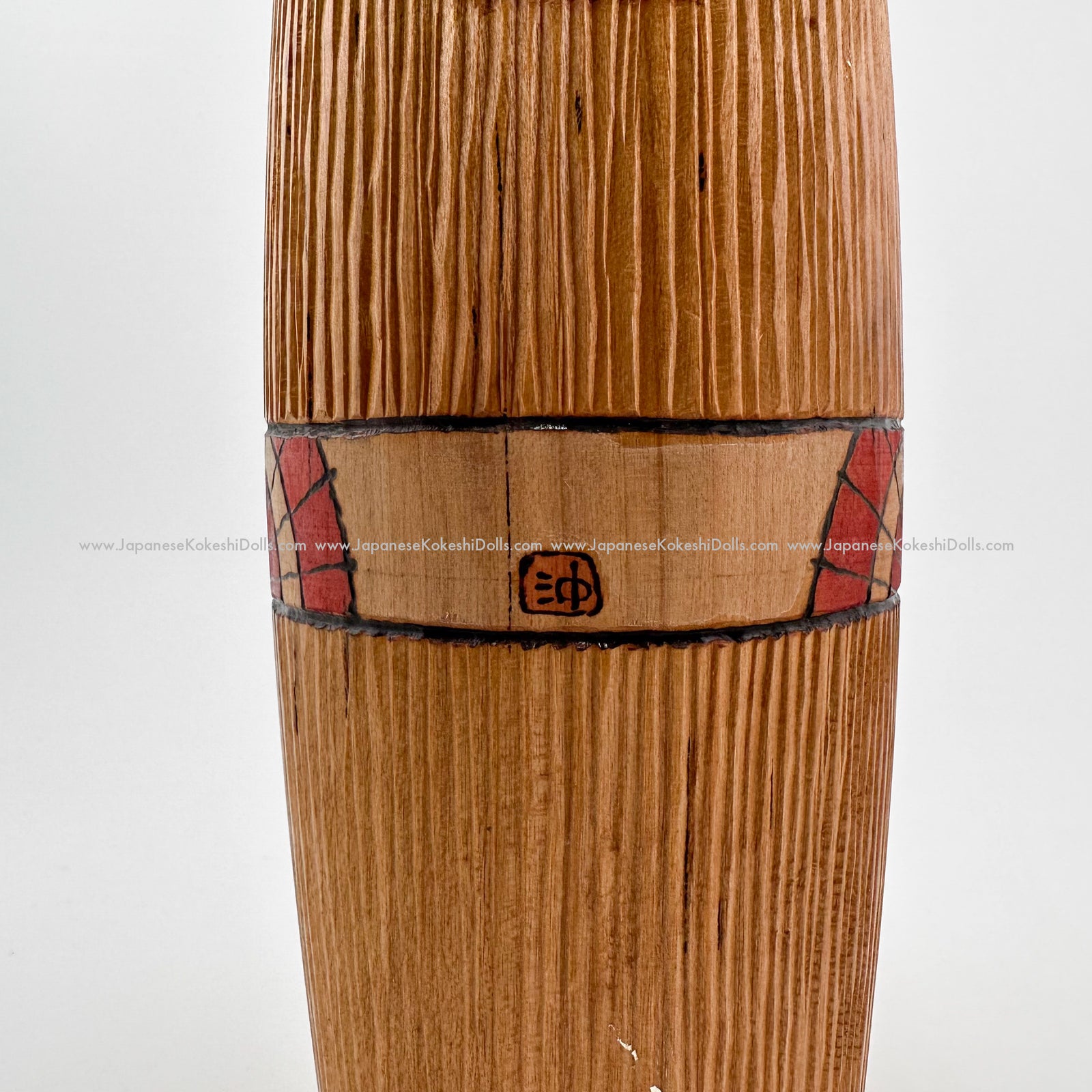 Modern Kokeshi by Izumi Oki. Rare, Gorgeous Sosaku / Kindai