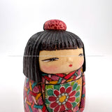 k2307010 Kokeshi. Brand New Gorgeous Kokeshi Doll by Ichiko Yahagi.