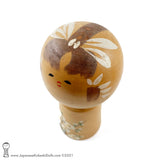 Reserved for Lillith. Kokeshi. Gorgeous Vintage Floral Kokeshi.