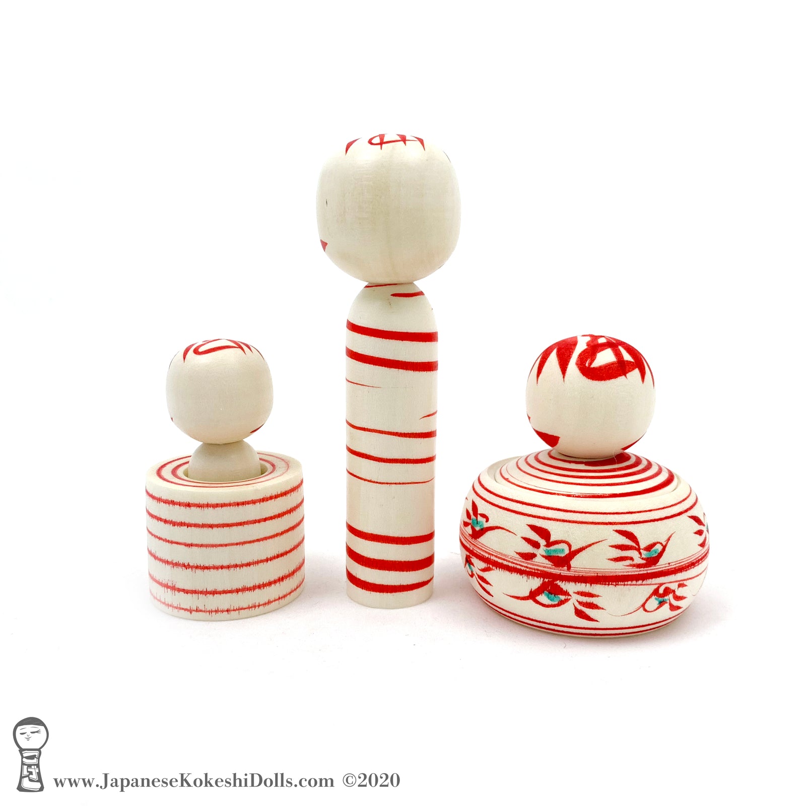 BRAND NEW! Japanese Kokeshi Dolls. Captivating Kokeshi by Tsukasa