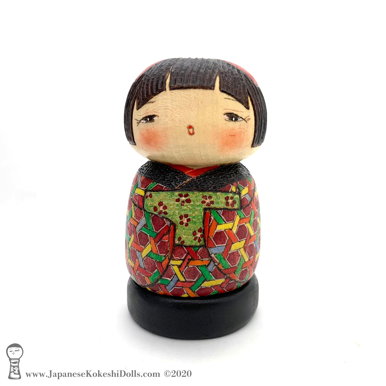 創作こけし　富所ちや作品　KokeshiDoll Today's OPEN：11:00〜19:00 【#木地山系：#佐藤達雄工人】 作り
