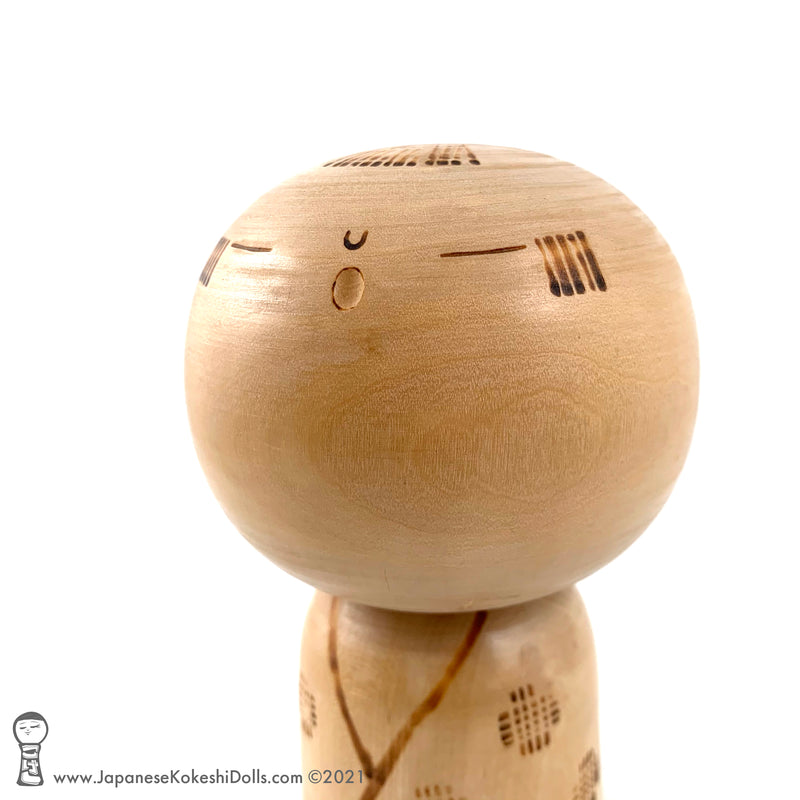 PEACEFUL Vintage Sosaku Kokeshi Doll by Kenichi Murakami
