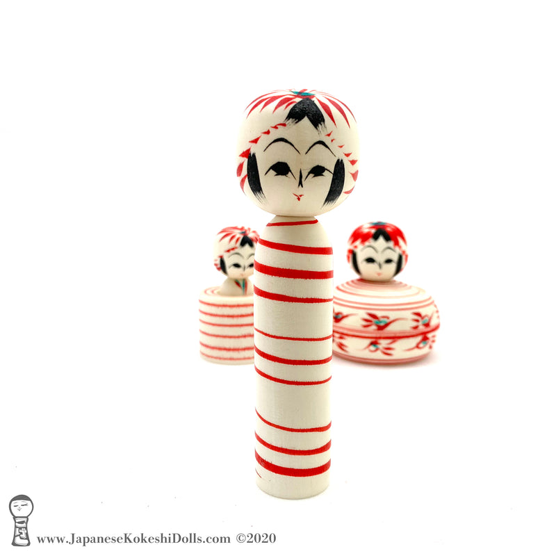 BRAND NEW! Japanese Kokeshi Dolls. Captivating Kokeshi by Tsukasa Wagatsuma.