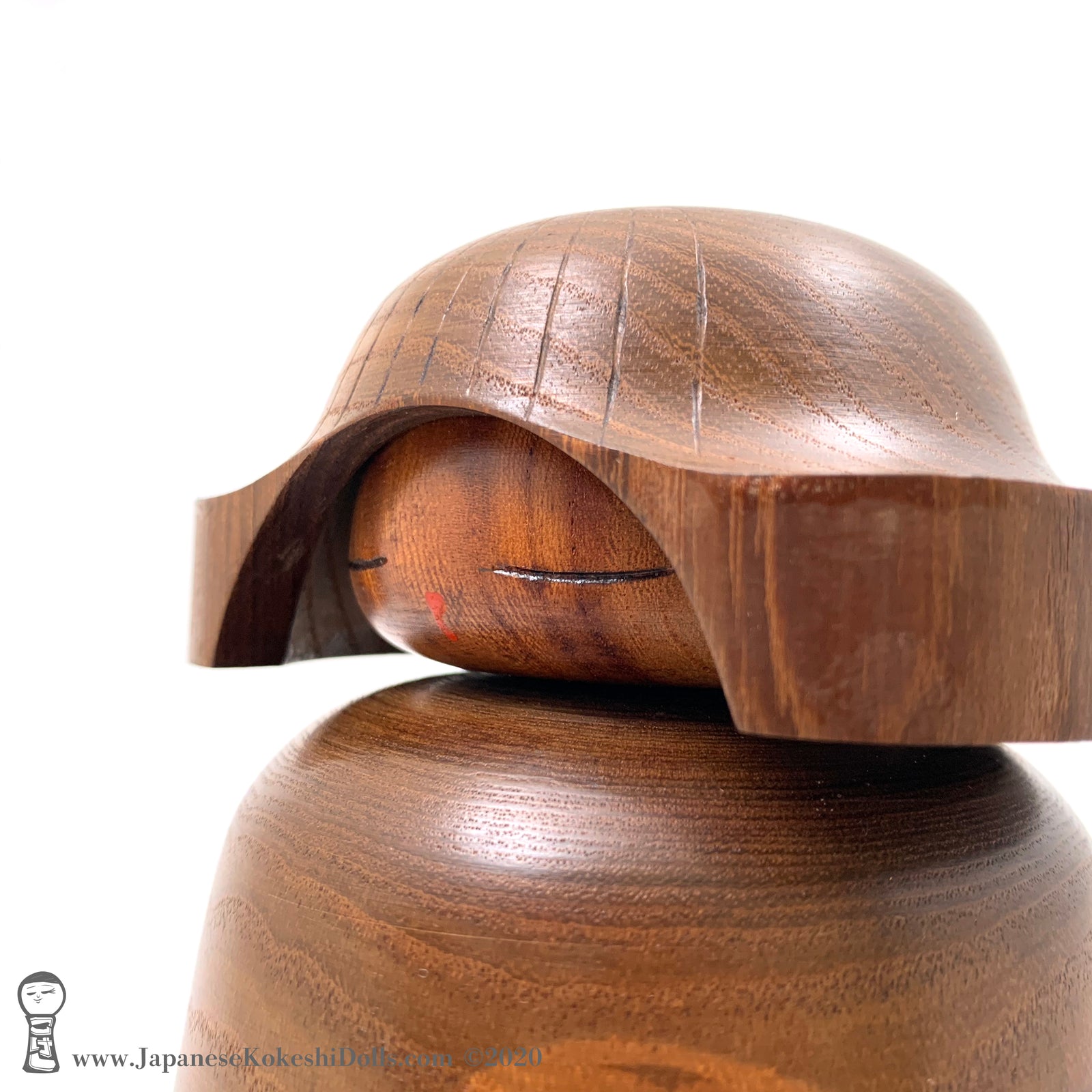 AMAZING Rare Vintage Kokeshi by Award-Winning Artist Muhitsu