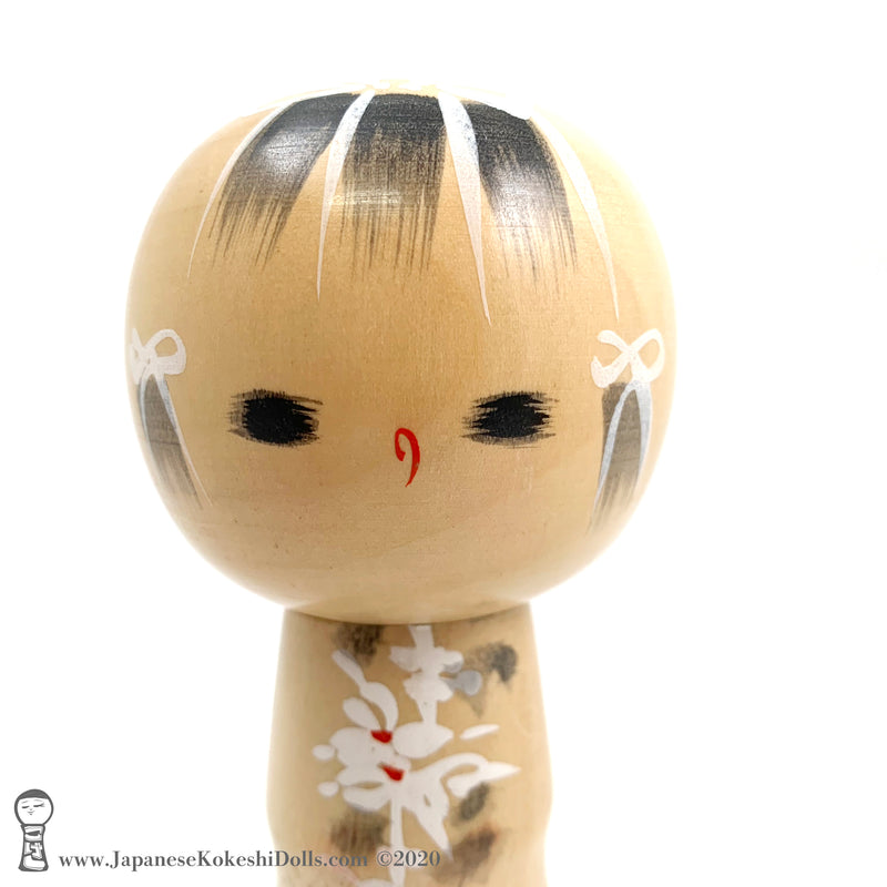 Kokeshi. Precious Vintage Kokeshi Doll by Award-Winning Artist Harumine (Seiho) Aida