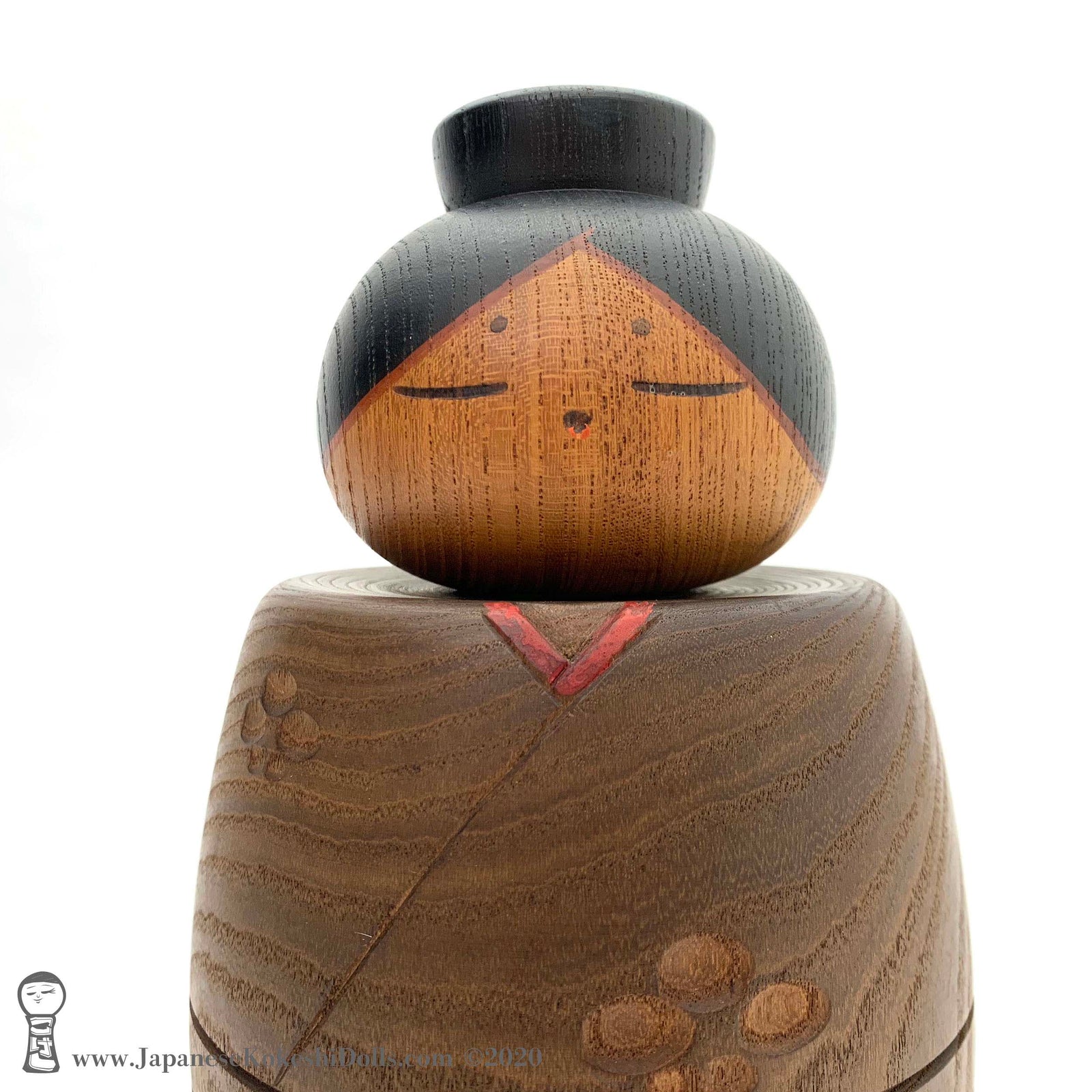 RARE Kokeshi. PEACEFUL Vintage Kokeshi Doll by Sanpei Yamanaka