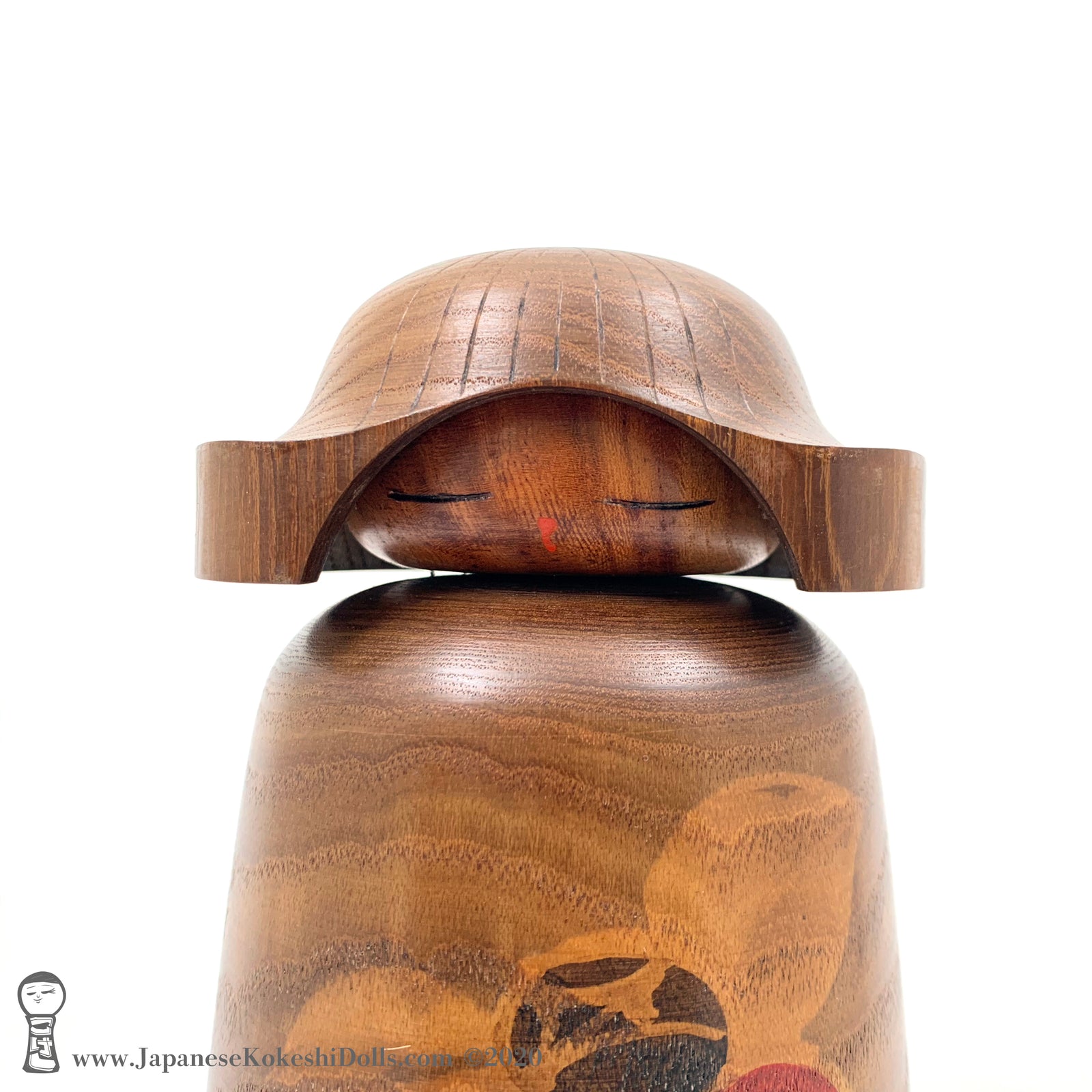 AMAZING Rare Vintage Kokeshi by Award-Winning Artist Muhitsu