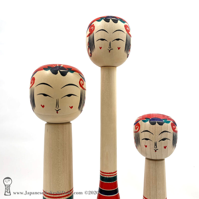 Kokeshi. BRAND NEW! Traditional Kokeshi Dolls by Toshio Takada. TALL!