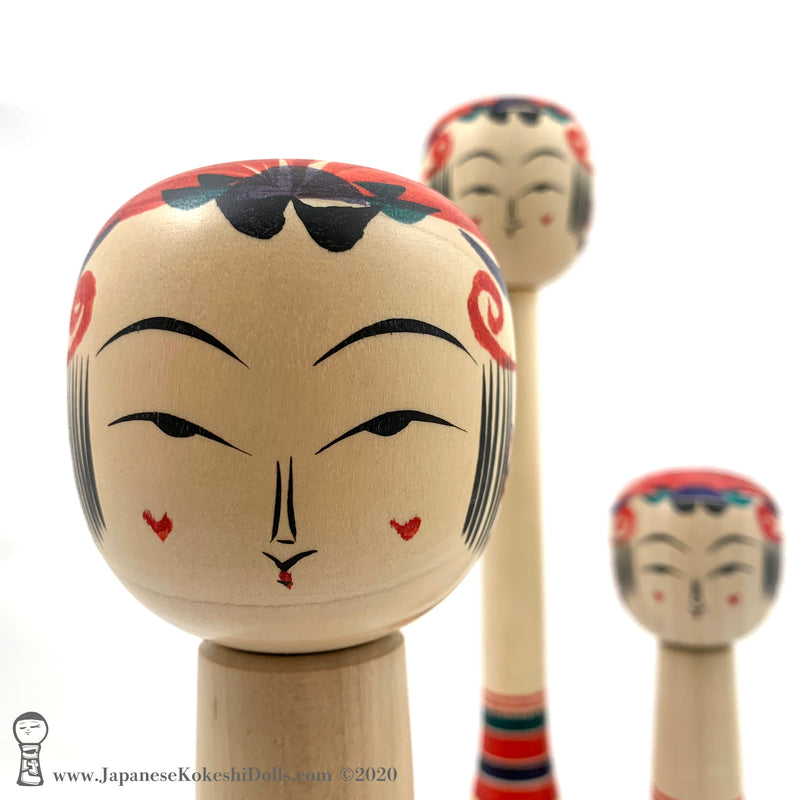 Kokeshi. BRAND NEW! Traditional Kokeshi Dolls by Toshio Takada. TALL!