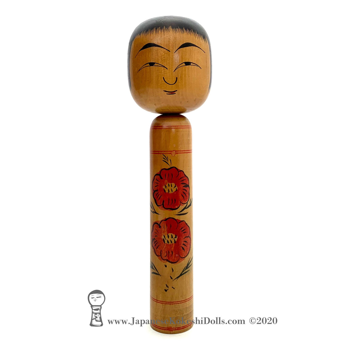 稀少！ 田中 治正　創作 こけし kokeshi doll 人形 可愛い　丁髷 creative-kokeshi-doll.jpg