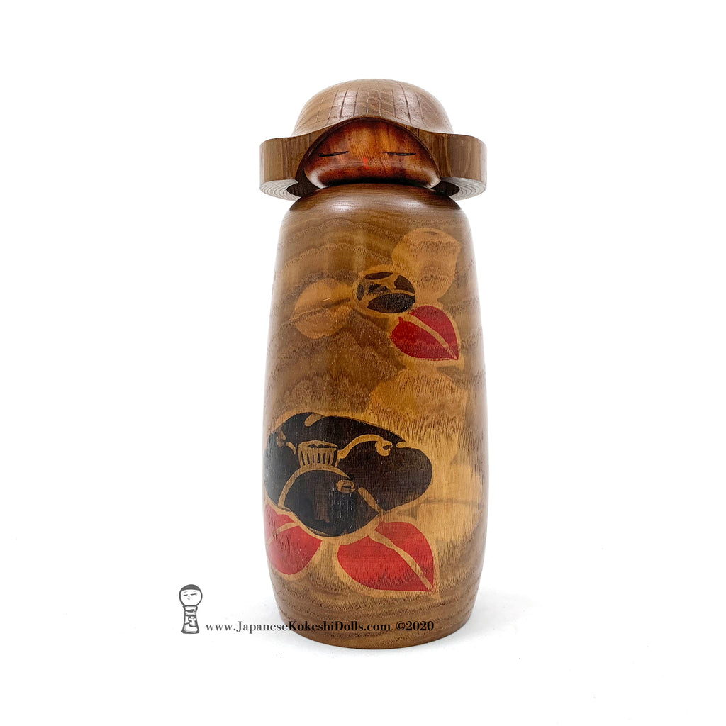 AMAZING Rare Vintage Kokeshi by Award-Winning Artist Muhitsu